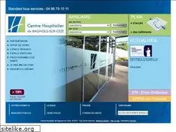 Sites similar to ch-bagnolssurceze.fr