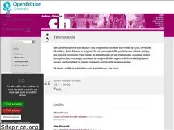 Sites similar to ch.revues.org