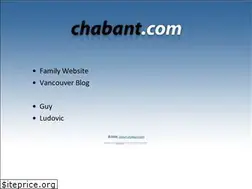 Sites similar to chabant.com