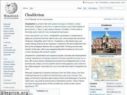 Sites similar to chadderton.com