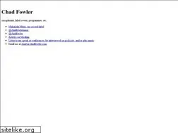 Sites similar to chadfowler.com