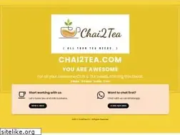 Sites similar to chai2tea.com