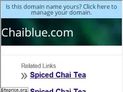 Sites similar to chaiblue.com