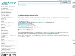 Sites similar to chaik.info
