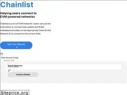 Sites similar to chainlist.org