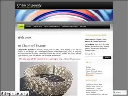 Sites similar to chainofbeauty.wordpress.com