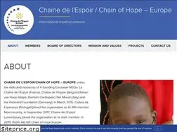 Sites similar to chainofhopeeurope.eu