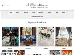 Sites similar to chairaffairrentals.com