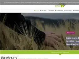 Sites similar to chaire-mutations-agricoles.com