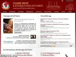 Sites similar to chaireethiquedesaffaires.fr