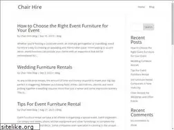 Sites similar to chairhire.co.za
