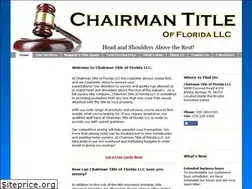 Sites similar to chairmantitlefl.com