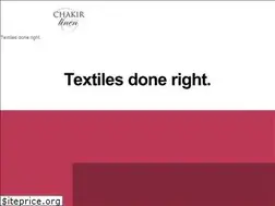 Sites similar to chakirlinen.com