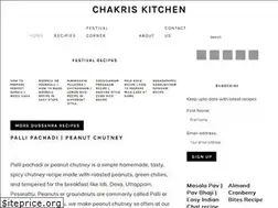 Sites similar to chakriskitchen.com