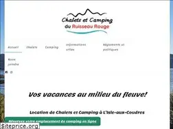 Sites similar to chaletscampingruisseaurouge.ca