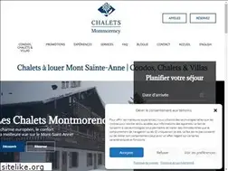 Sites similar to chaletsmontmorency.com