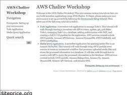 Sites similar to chalice-workshop.readthedocs.io