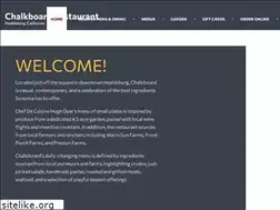 Sites similar to chalkboardhealdsburg.com