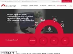 Sites similar to chambersign.fr