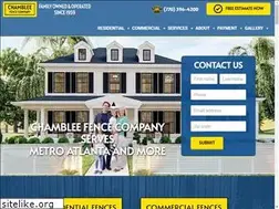 Sites similar to chambleefence.com