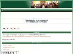Sites similar to chambre-genealogistes.com