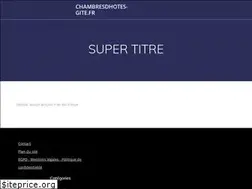 Sites similar to chambresdhotes-gite.fr