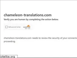 Sites similar to chameleon-translations.com