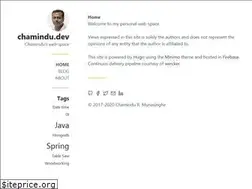 Sites similar to chamindu.dev