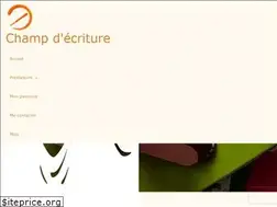 Sites similar to champdecriture.net