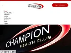 Sites similar to champhealthclub.com