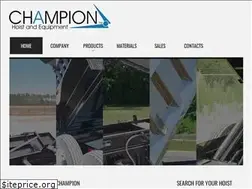 Sites similar to champion-hoist.com