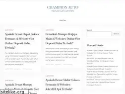 Sites similar to championauto.net