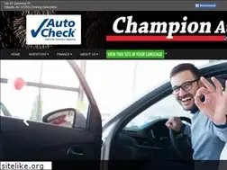 Sites similar to championautohillside.com