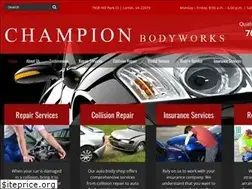 Sites similar to championbodyworksva.com