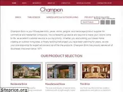 Sites similar to championbrick.com