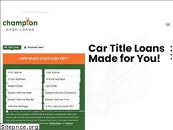 Sites similar to championcashloans.com