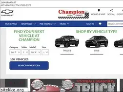 Sites similar to championchevy.com