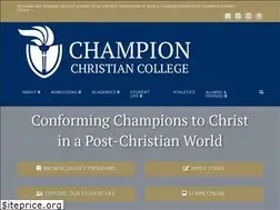Sites similar to championchristiancollege.com