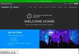 Sites similar to championchurch.org