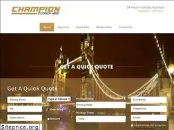 Sites similar to championcoachhire.co.uk