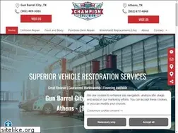 Sites similar to championcollisiontx.com