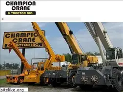 Sites similar to championcrane.net