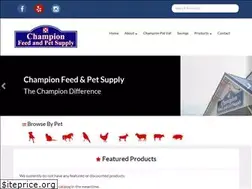 Sites similar to championfeedandpet.com