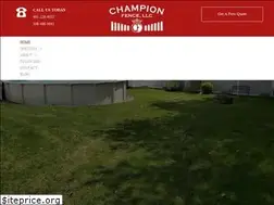Sites similar to championfencellc.net