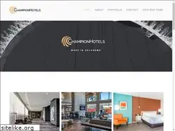 Sites similar to championhotels.com