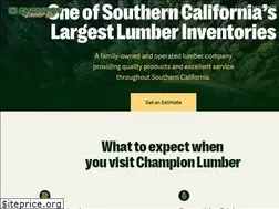 Sites similar to championlumber.net