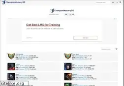 Sites similar to championmastery.gg