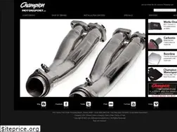 Sites similar to championmotorsport.com