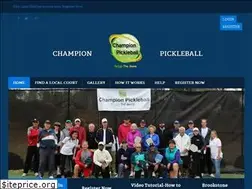 Sites similar to championpickleball.com
