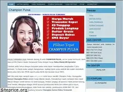 Sites similar to championpulsa.com